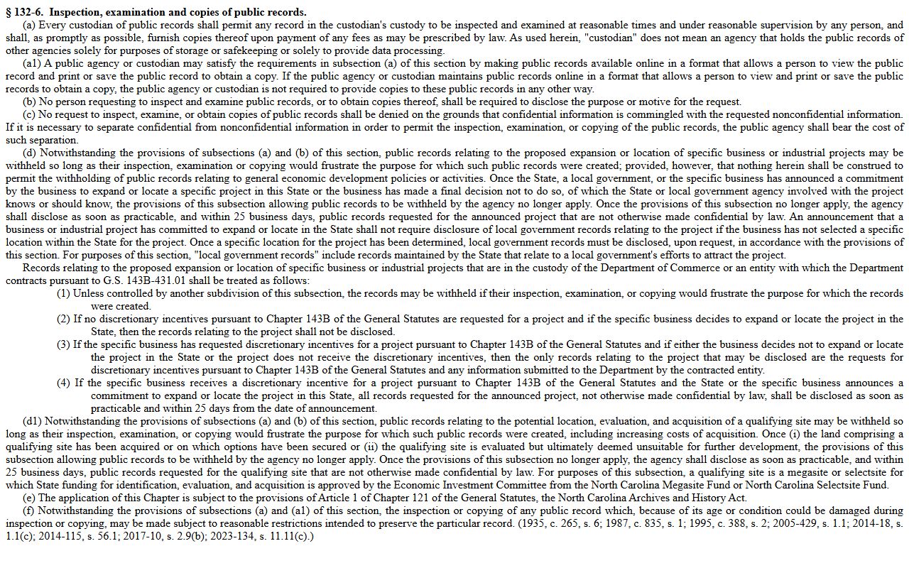 Washington County Clerk of Superior Court public inspection statute