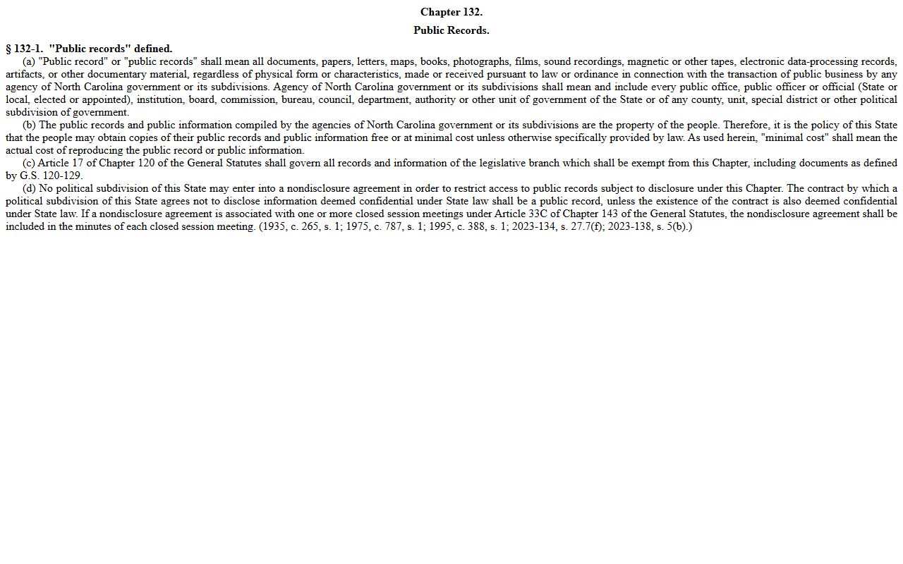 Washington County Clerk of Superior Court records public records statute