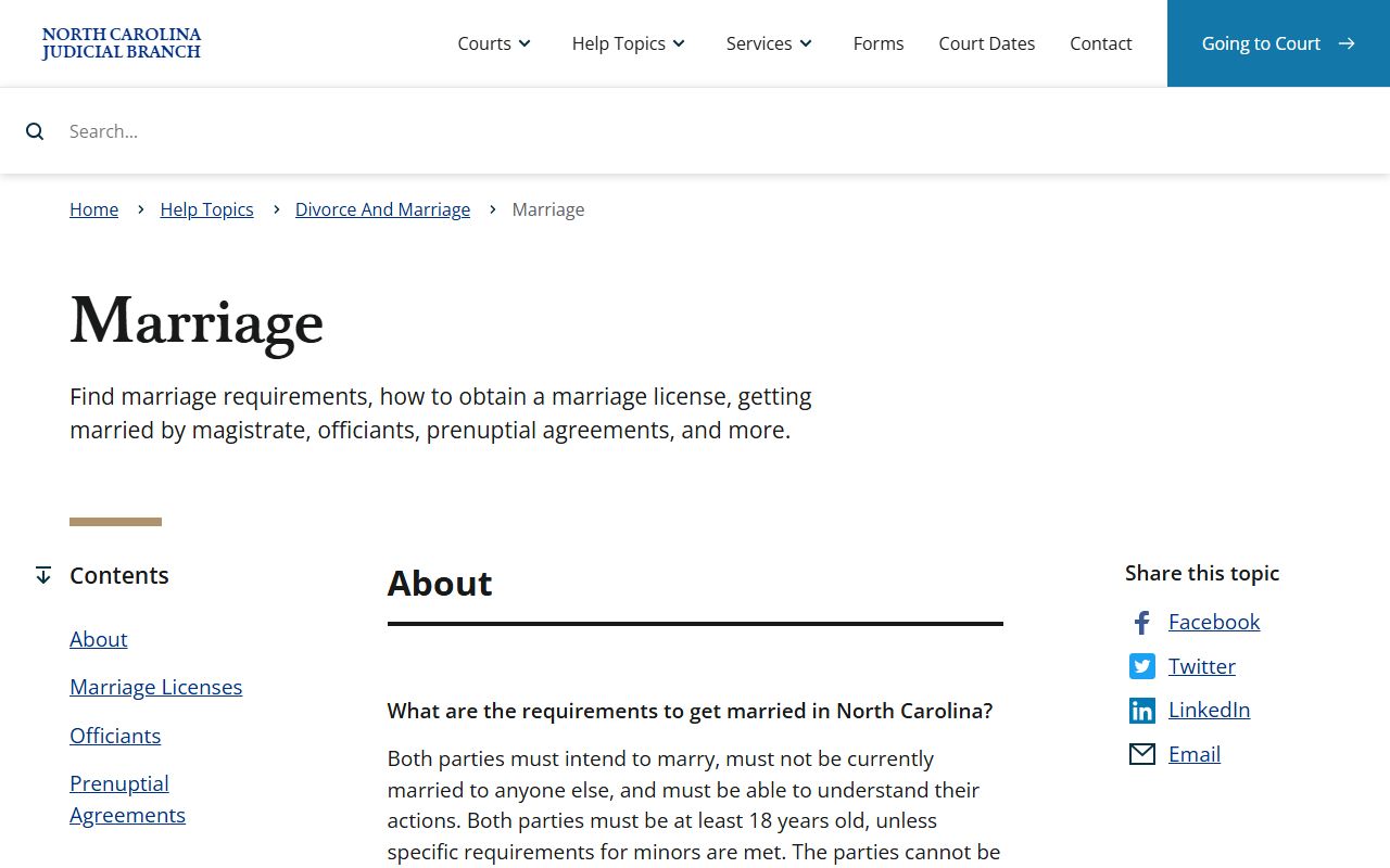Washington County marriage records North Carolina marriage requirements