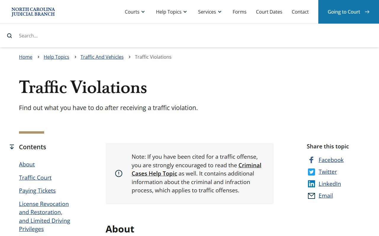 Washington County traffic court records official traffic violations page